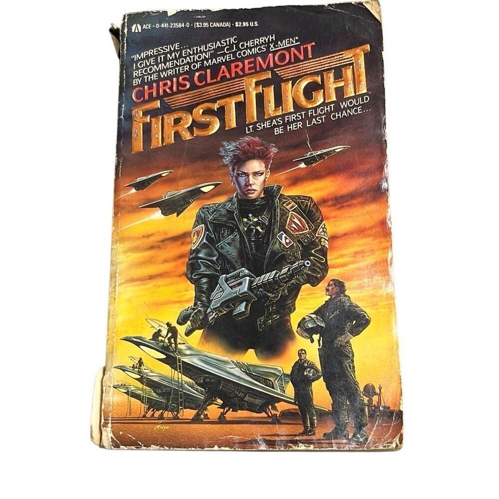 First Flight Mass Market Paperback Book‎ 1st ACE Edition By Chris Claremont 1987